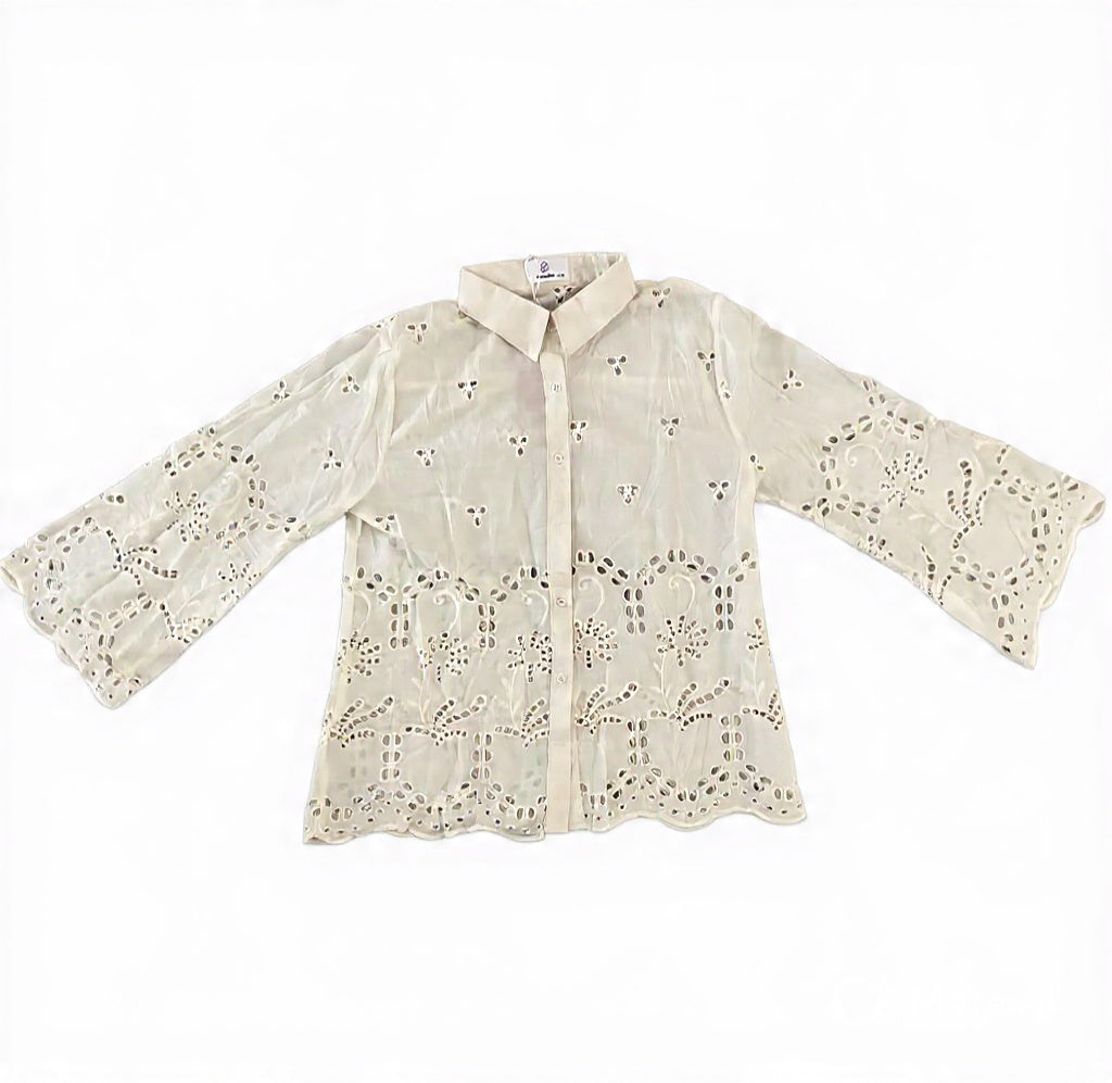 Blusa Ojalillo Miriam manga larga