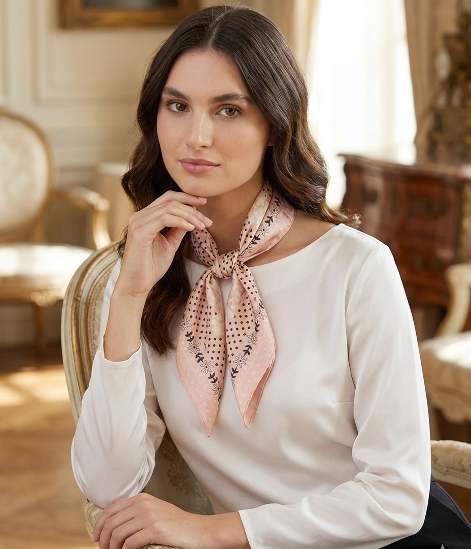 Pañoleta rosa árbol